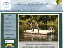 Tablet Screenshot of cleanwateractioncouncil.org
